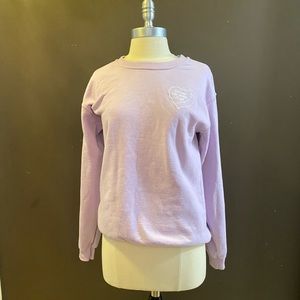 Ariana Grande light purple crew neck sweater size small
